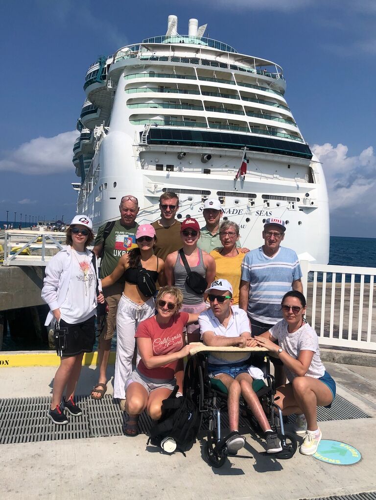 Our first big family trip together: a cruise around the Bahamas. This trip was so special because I was able to meet Matthew's grandparents and extended family. 