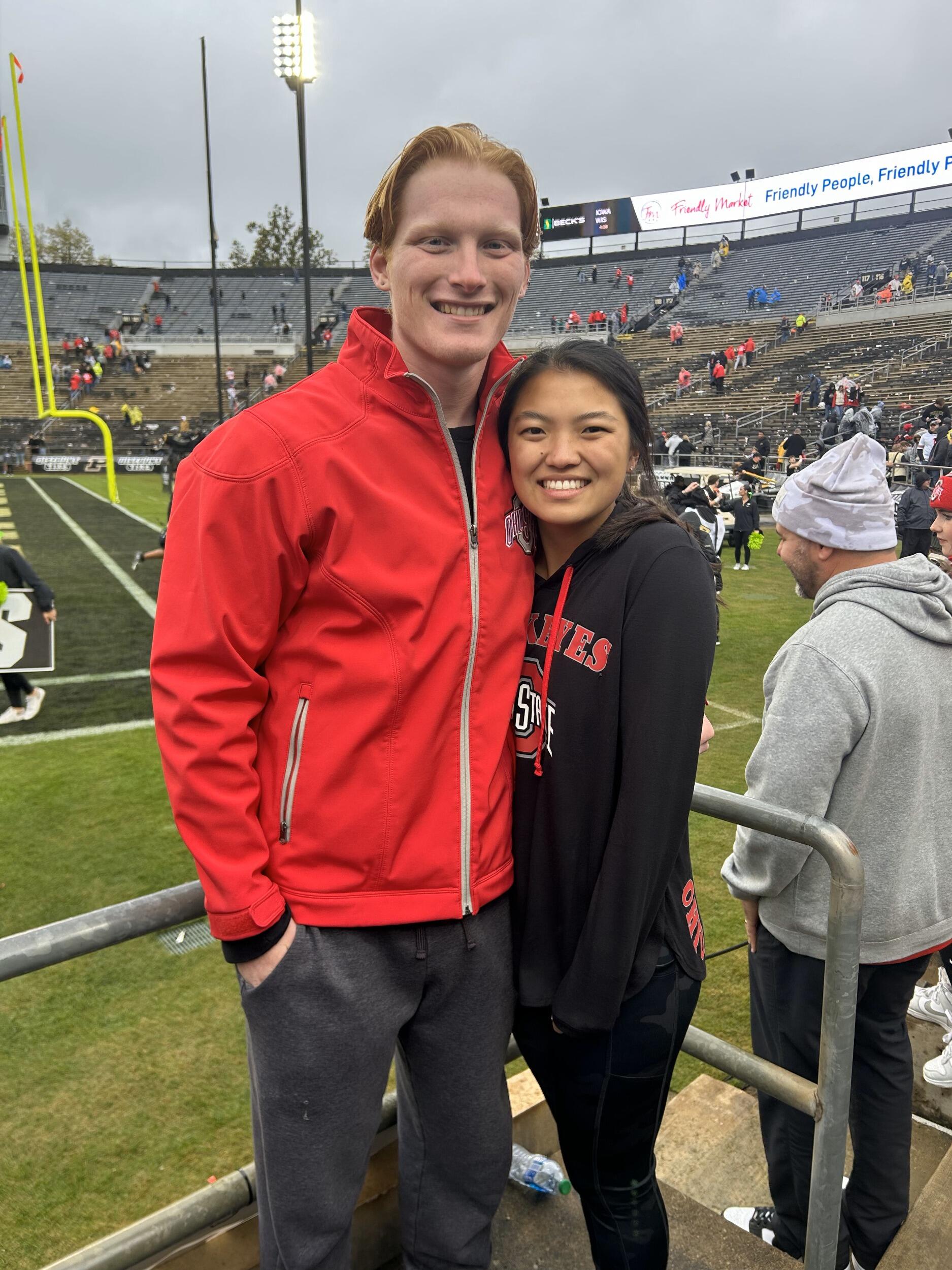 Jo's first OSU Game (we're still working on getting Sam to his first PSU game)