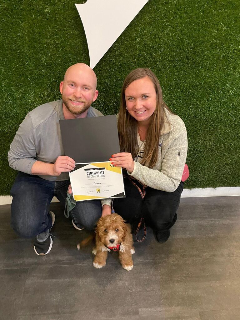 They welcomed Lenny into their family!