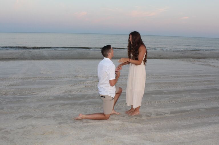 KOBEY POPPED THE QUESTION!! Allison was a little bit surprised to say the least! (No she wasn’t!)
