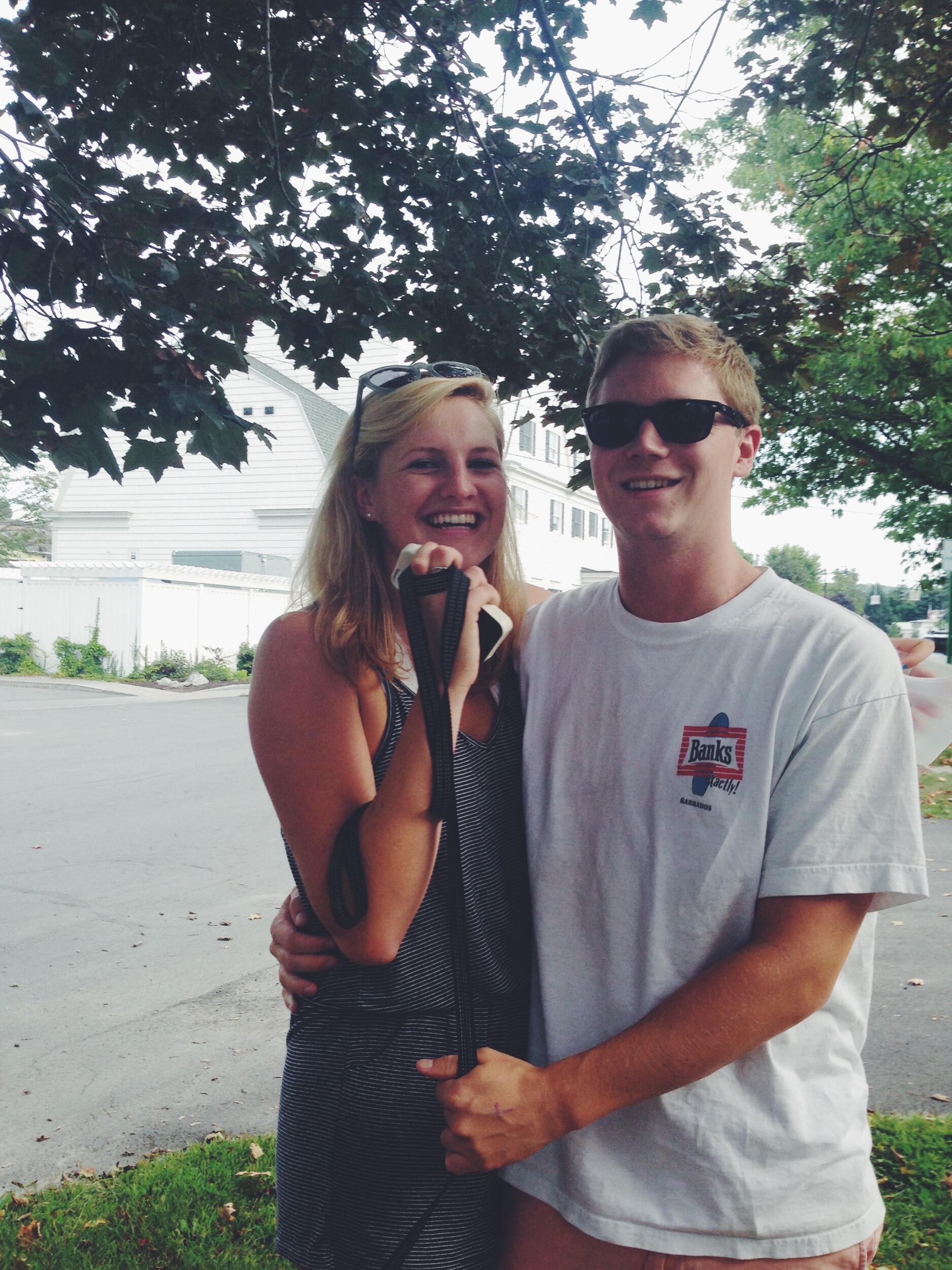 Back on campus for Jack's senior year/Mallory's sophomore year