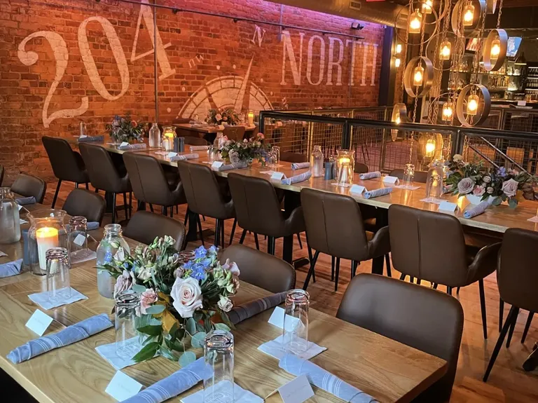 204 North Kitchen & Cocktails in Uptown Charlotte rehearsal dinner venue