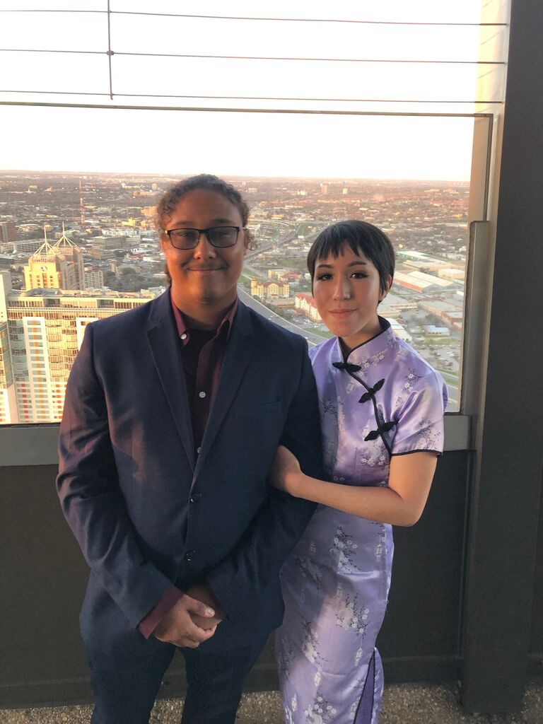 Dinner in the Tower of Americas!