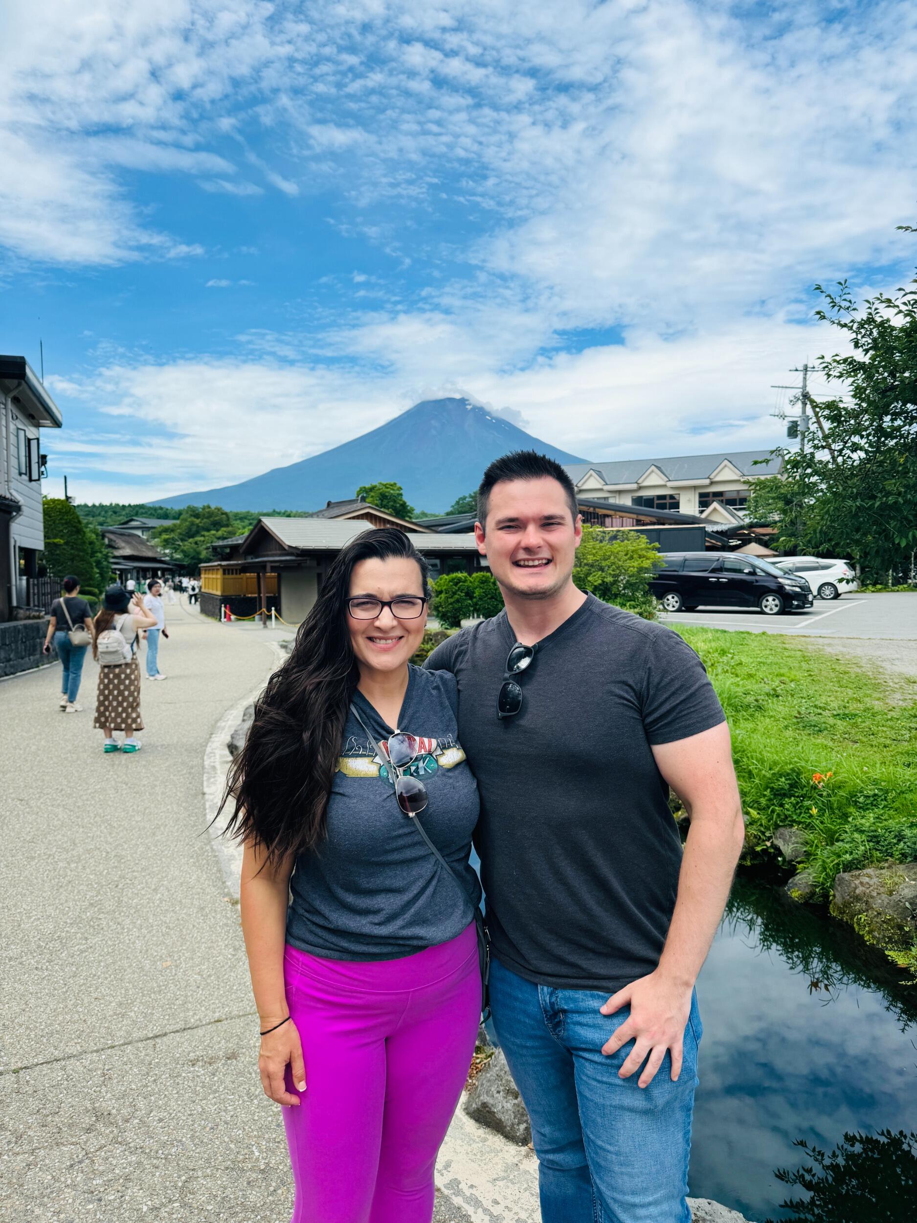 Visiting Mt. Fuji, Japan. 