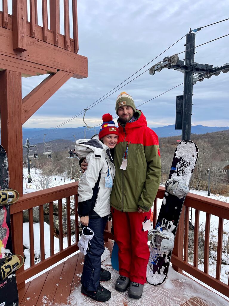 We travelled a lot (for us LOL!) in 2021--  snowboarded in NC, and went to the beach twice!