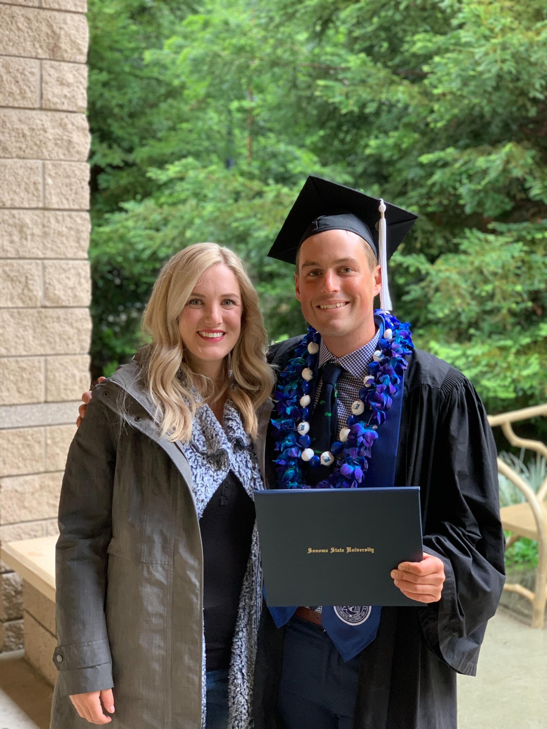 Matt got his Bachelor's degree after many part time years of hard, hard work. 