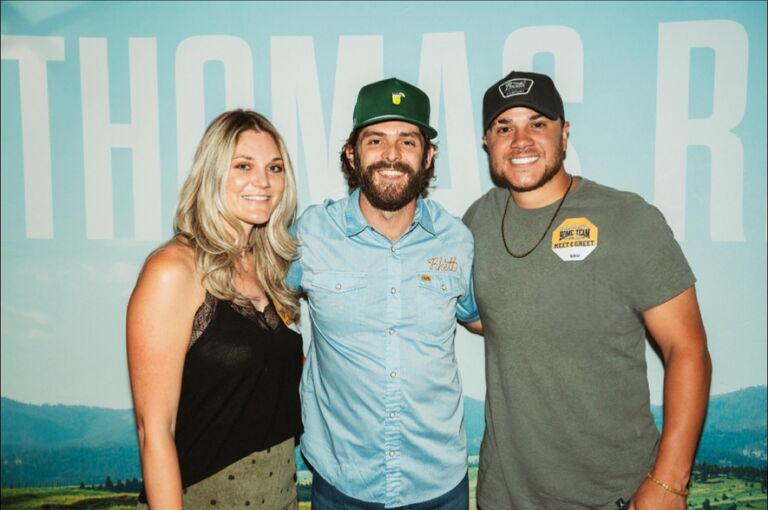 Our second time meeting Thomas Rhett! Huge fans!