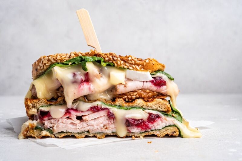 Friends themed party ideas - Ross' Thanksgiving leftover sandwich