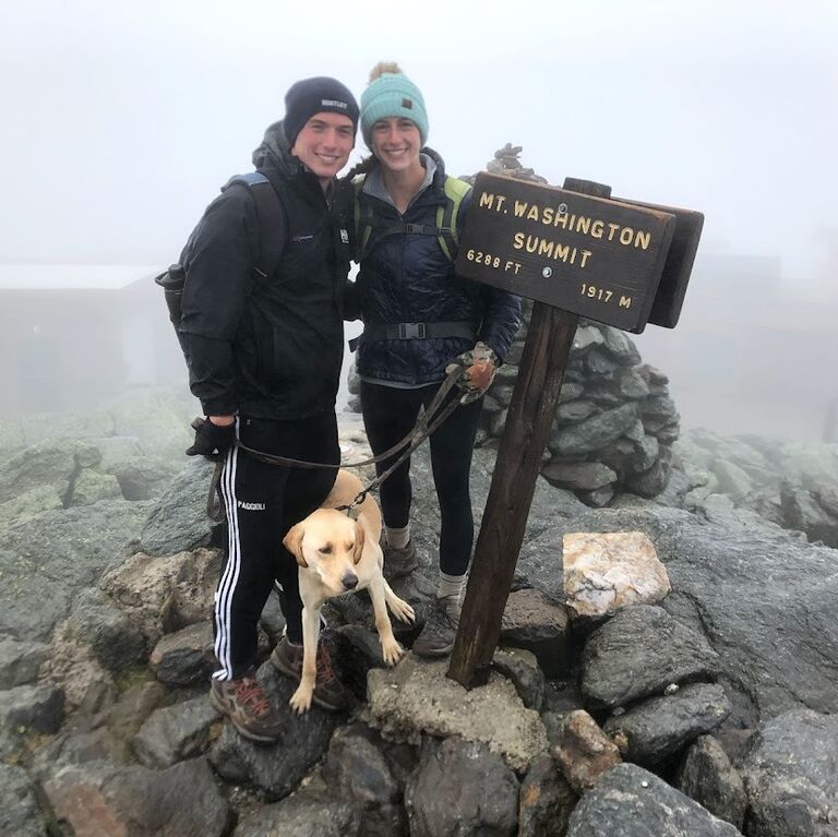 Our first big hike together up Mt. Washington!