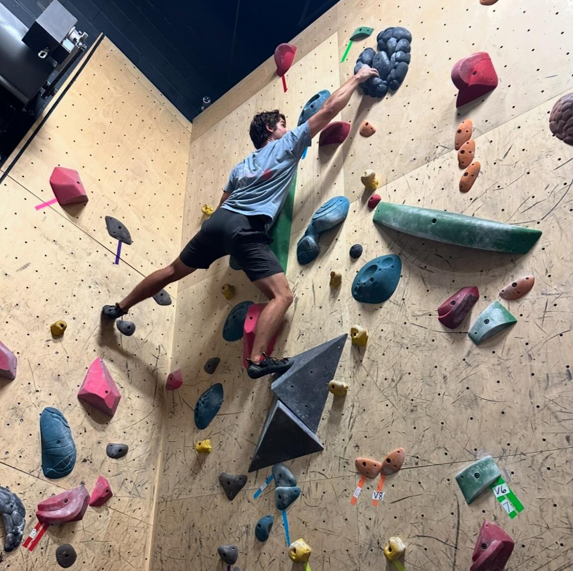 James went to JMU, where he found his love for rock climbing and studied geographic information systems.