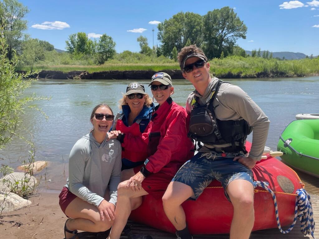 Family rafting day on the Animas River. 