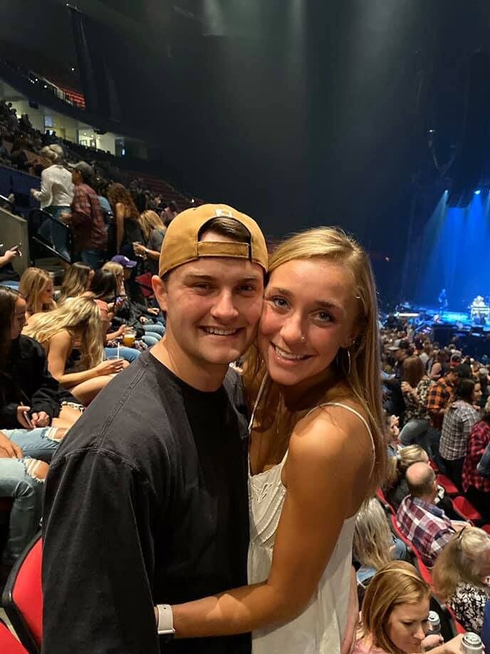 Our relationship progressed after we graduated. We both love country music, Mexican food and spending time with our family's. One of our favorite concerts was Luke Combs in 2019, where we BOTH cried our eyes out during "Beautiful Crazy."