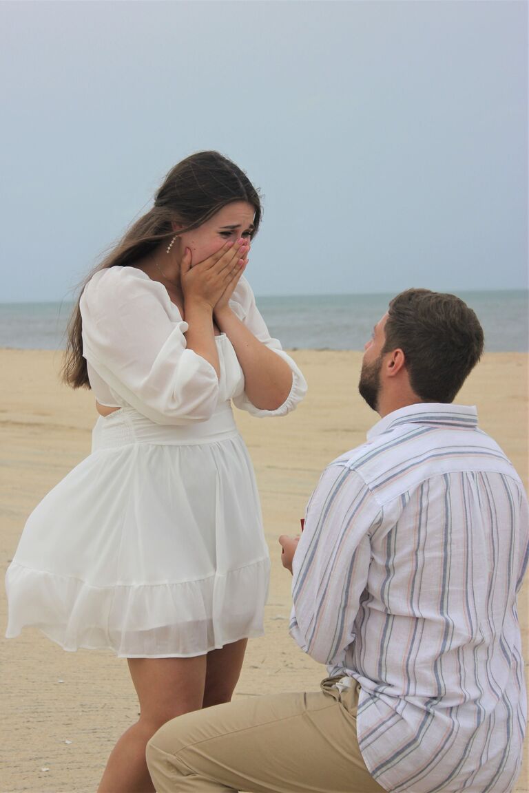 Josh popped the question!