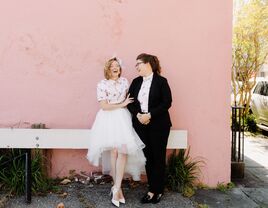 Charleston, South Carolina wedding couple