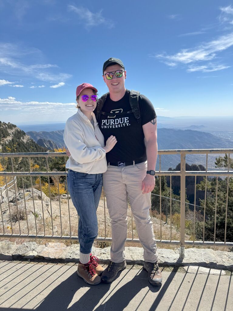 Atop the Sandia Crest, overlooking Albuquerque, NM.