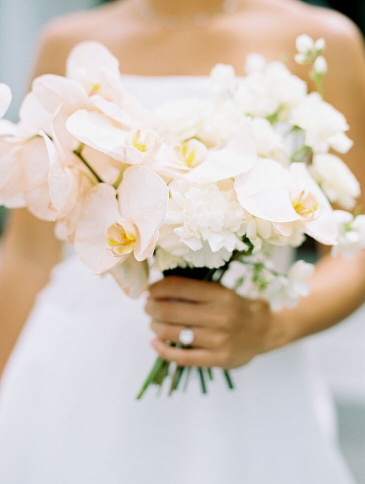 Elegant And Formal White Orchid Bouquet