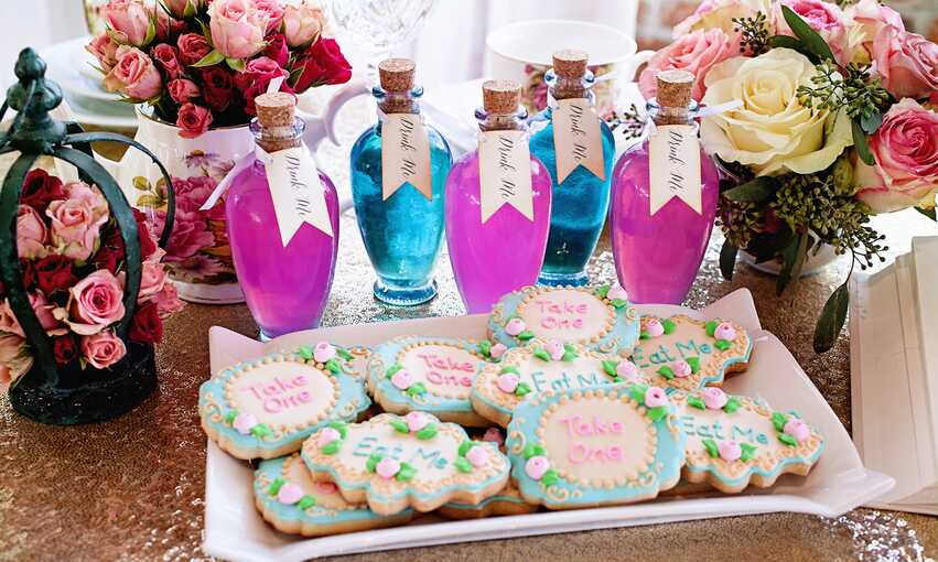 Alice in Wonderland party themed inspiration and ideas