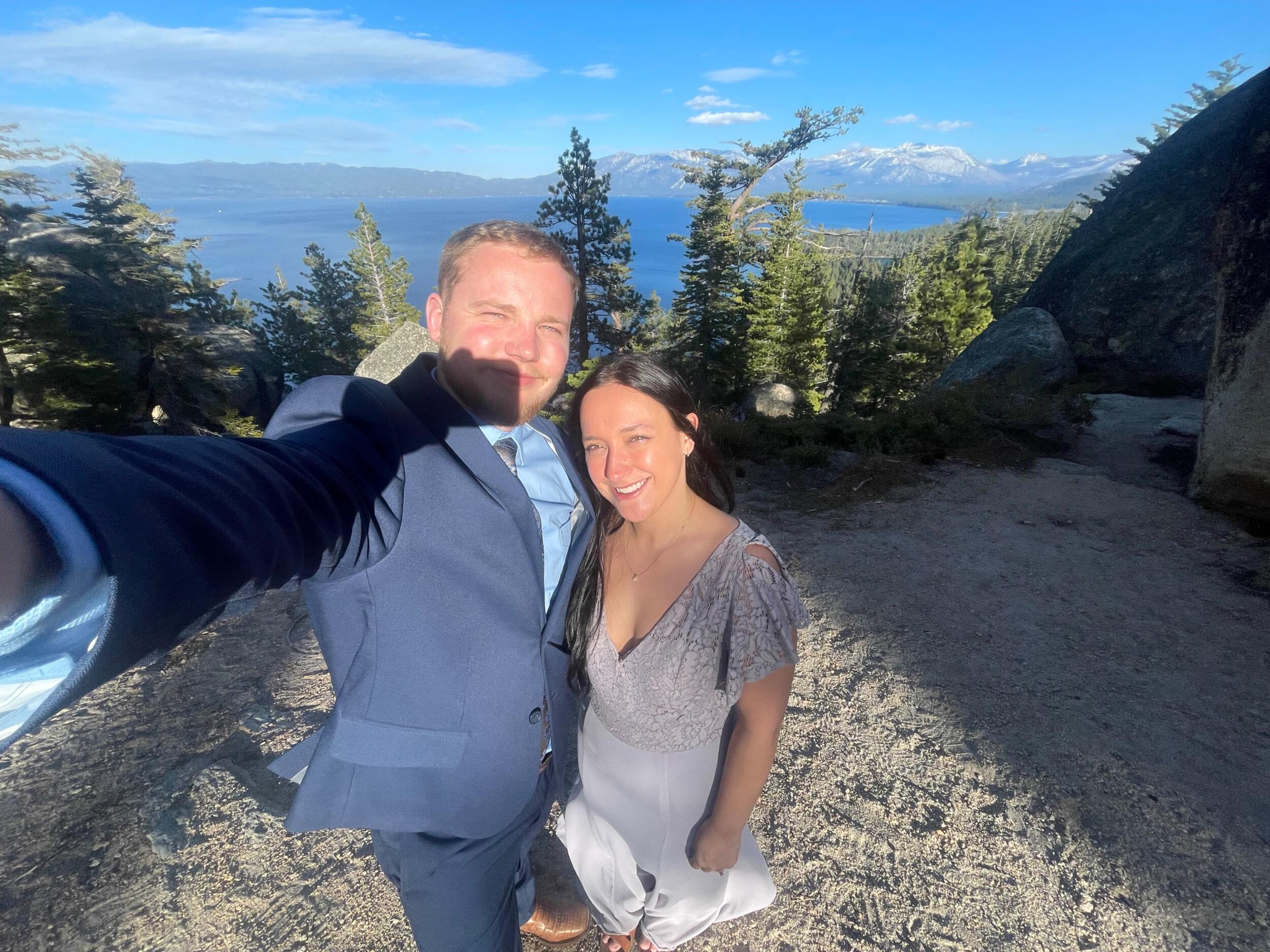 Big sister Alyssa’s wedding day in Lake Tahoe!