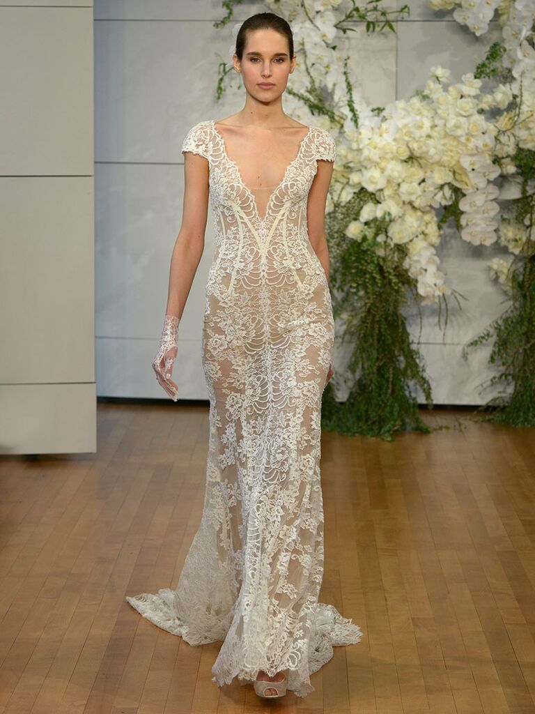 Monique Lhuillier Spring 2018 Collection: Bridal Fashion Week Photos