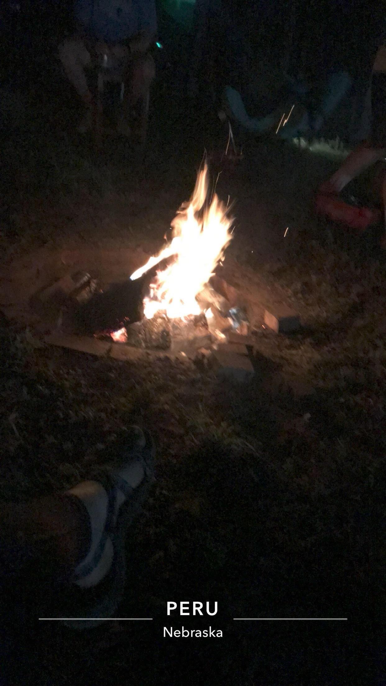 Bailey and Dylan met through mutual friends in August of 2020. Their friends would host lots of bonfires so about every weekend all their friends would get together!