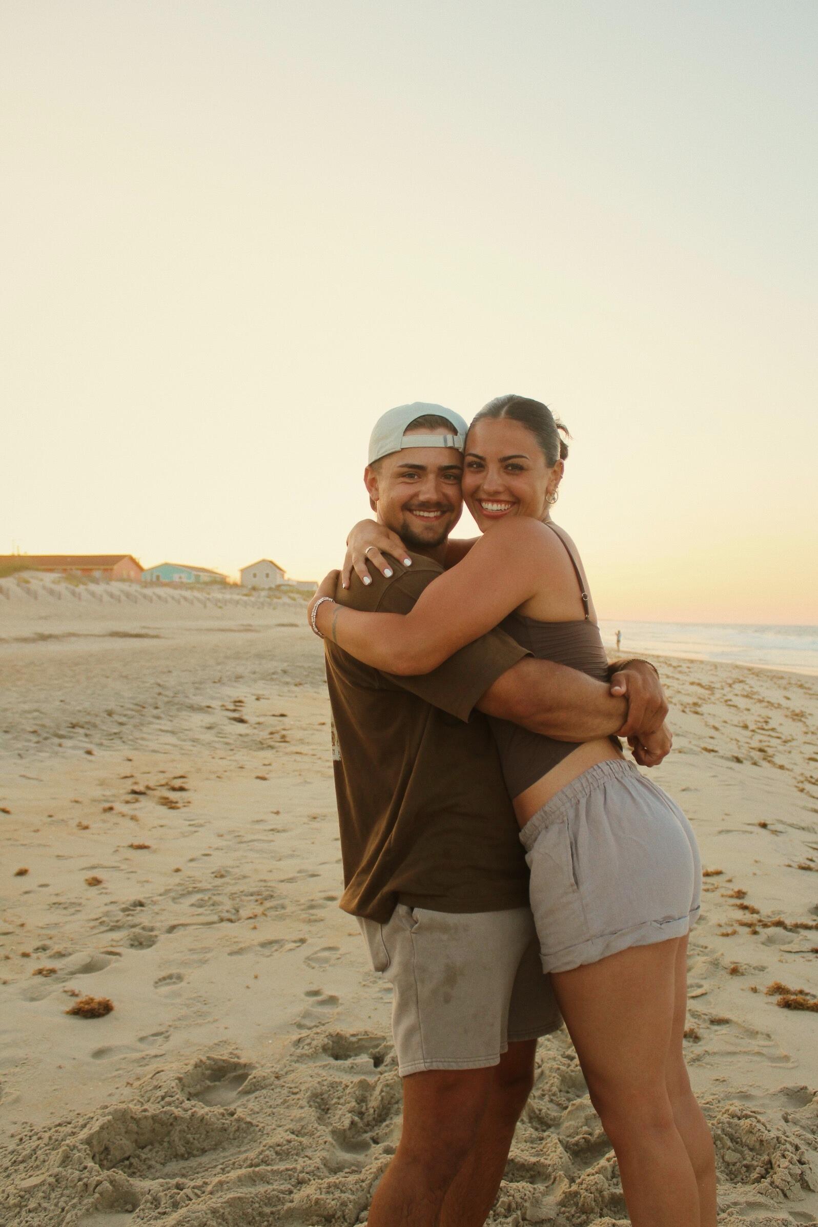 This was the first time we went to the beach together! Austin dragged Jada to fish every waking moment. Nothing new.