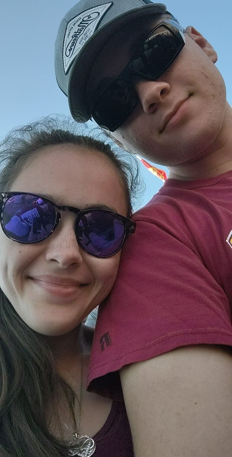 Iowa State football game (Jess' first Iowa State game thanks to Matthew)