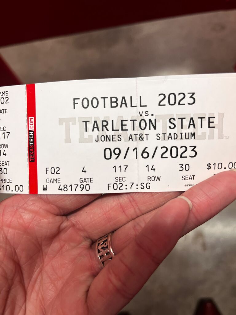 Our first date in LBK! With MaryKate in town checking out Tech and along for the ride. You'll have to ask her if I passed inspection at that point or not!