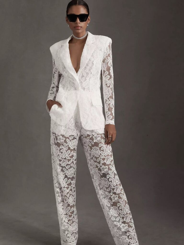 Feminine, Bridal Pant Suits for your Wedding Day