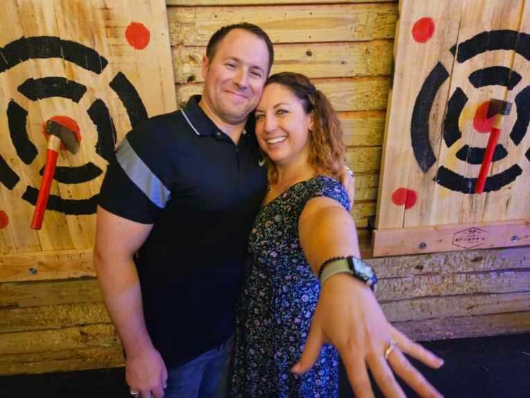HE PROPOSED!