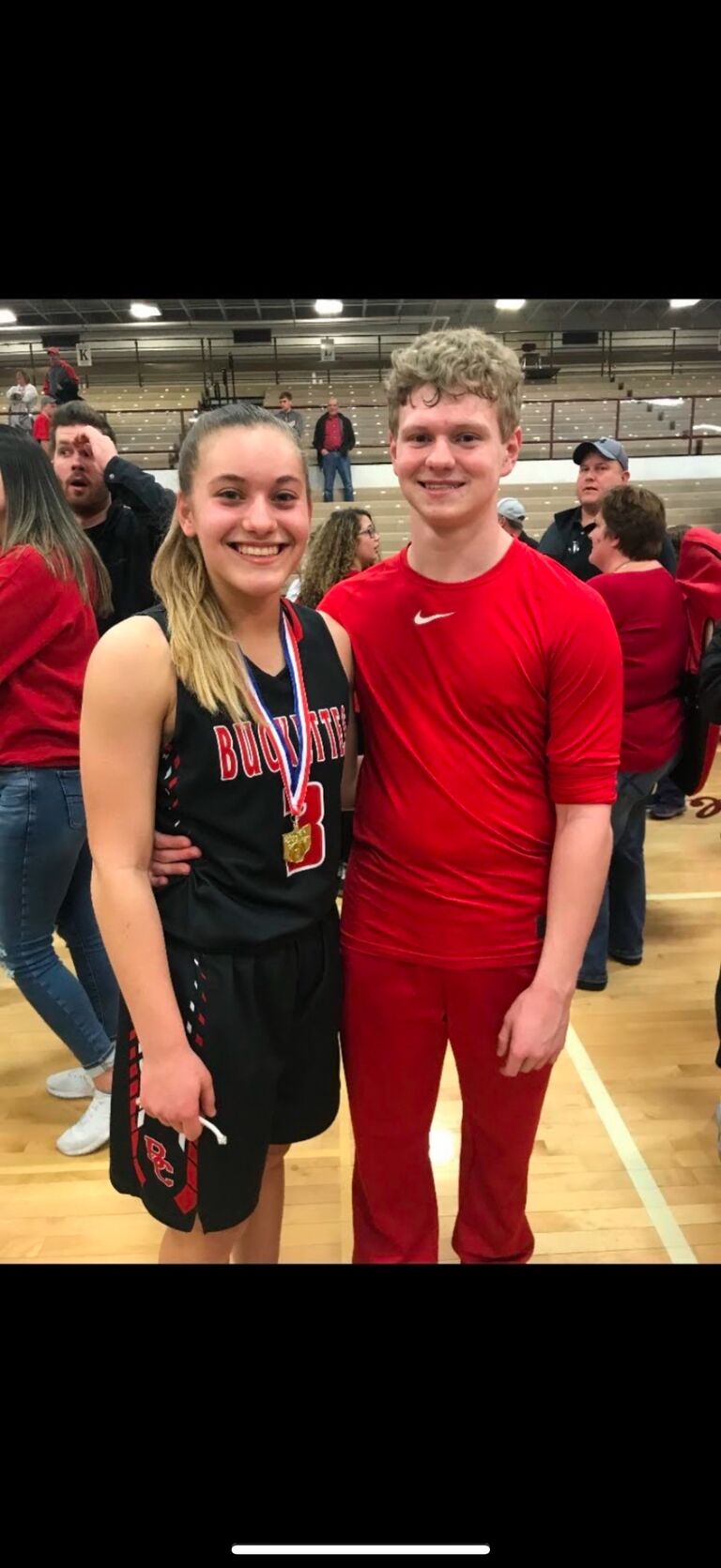 Kendra's senior year of basketball