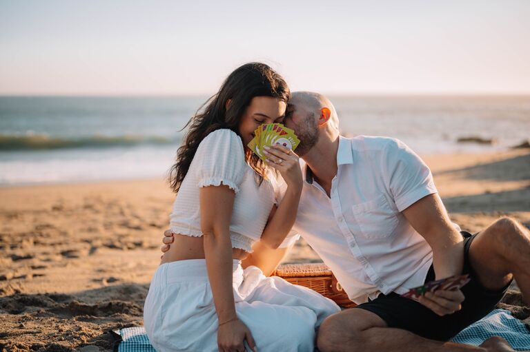Kevin and Lindsay traveled to California to celebrate further with more friends and took their Engagement Photos in Malibu!