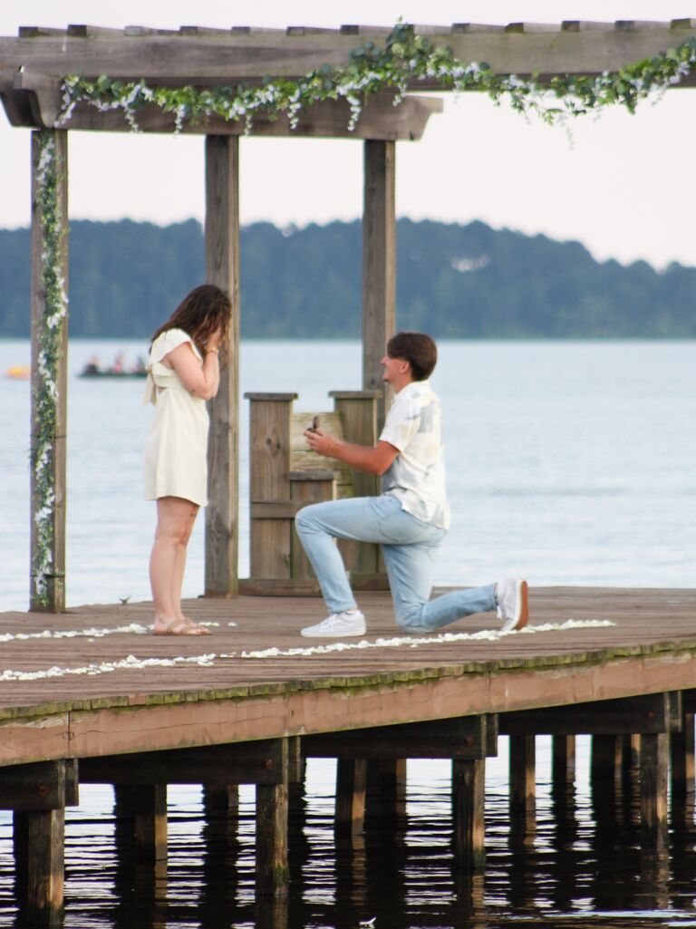 Logan popped the question and I said... YES!!