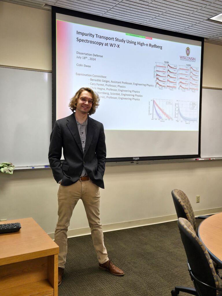 Colin defended his dissertation and officially became Dr. Swee!
