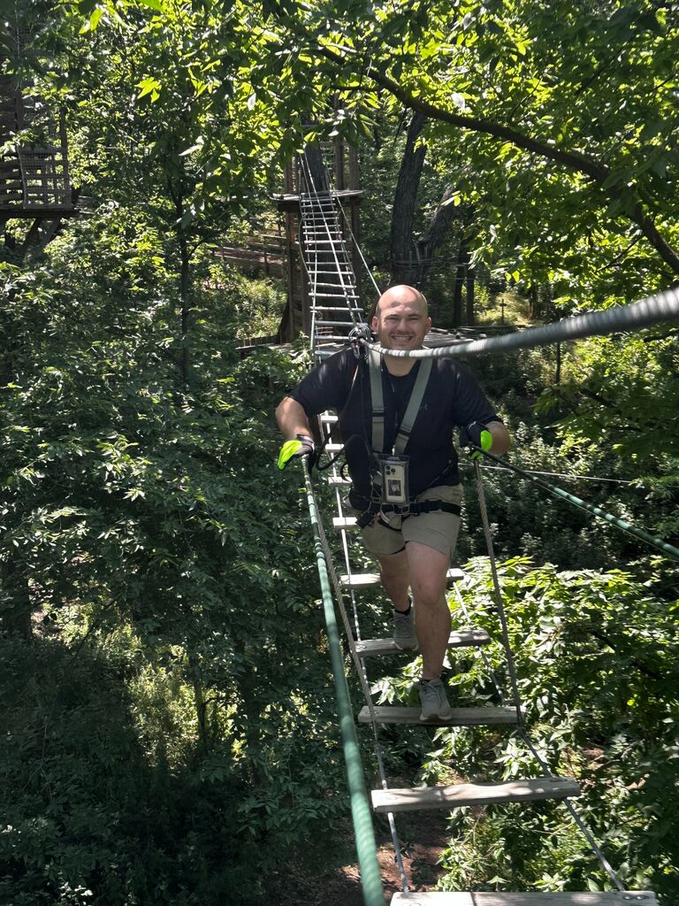 Tree top obstacle course