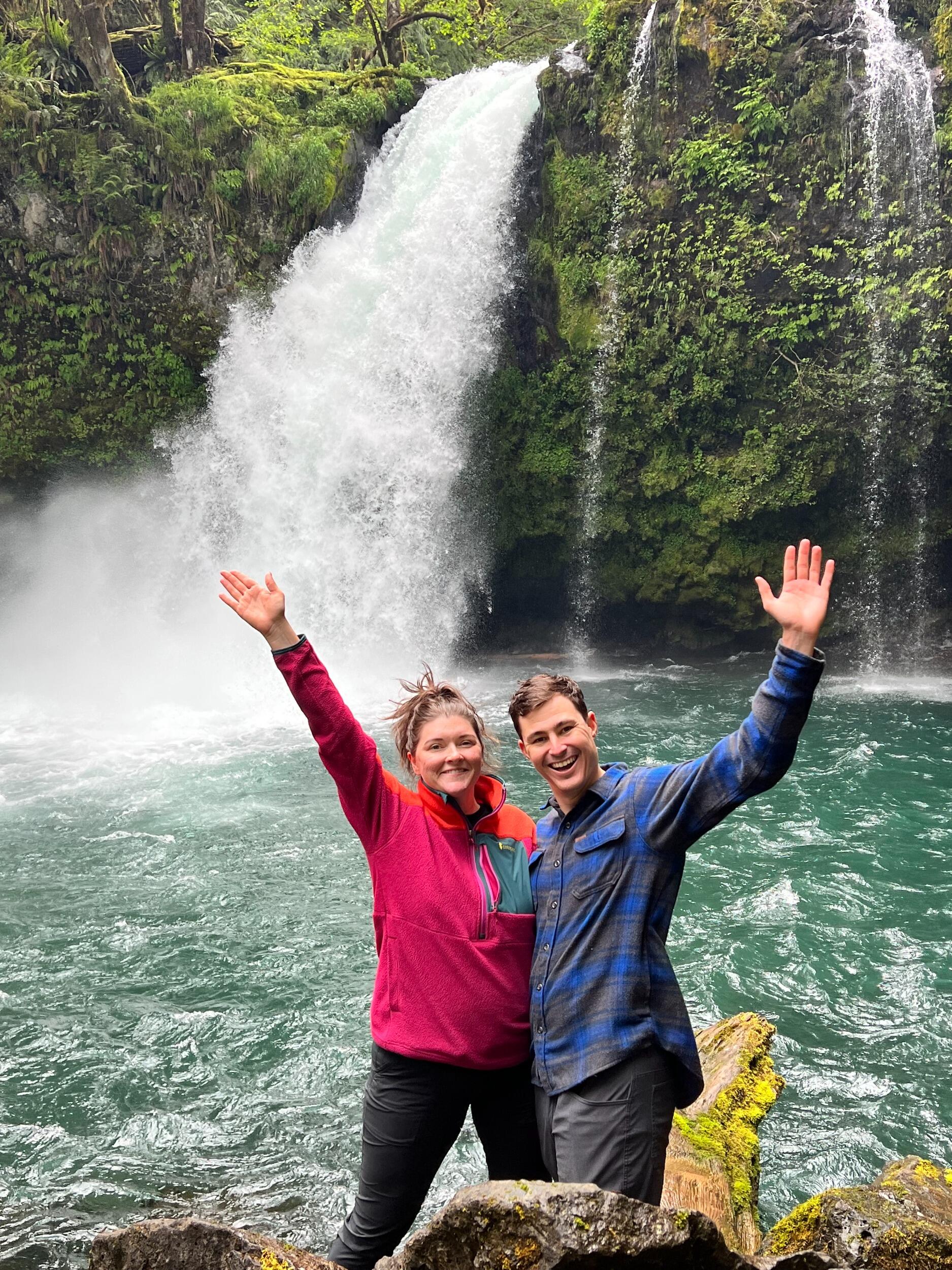 Jackie finally got to see Ryan cliff jump off of waterfalls!
