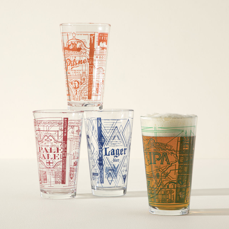 Historical pint glass for the best groomsmen gift