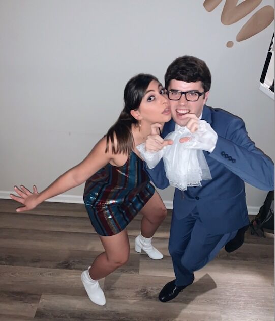 The couple's most proud Halloween costume, Austin Powers. 