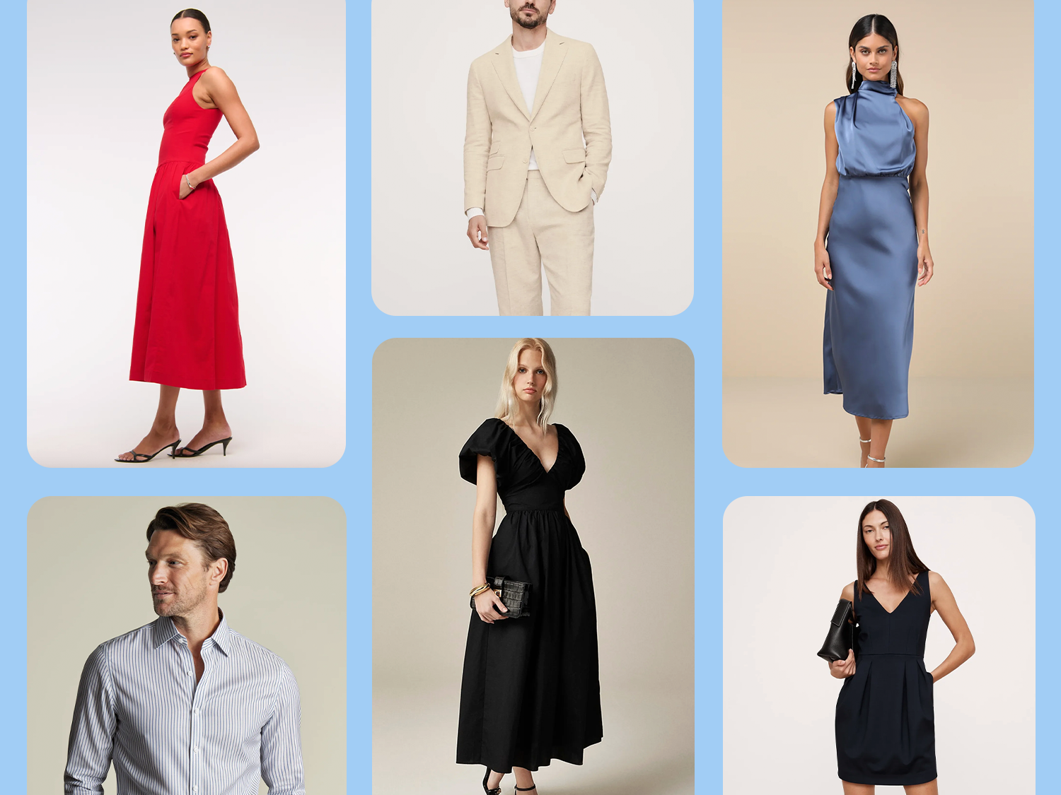What to Wear to a Semi-Formal Wedding