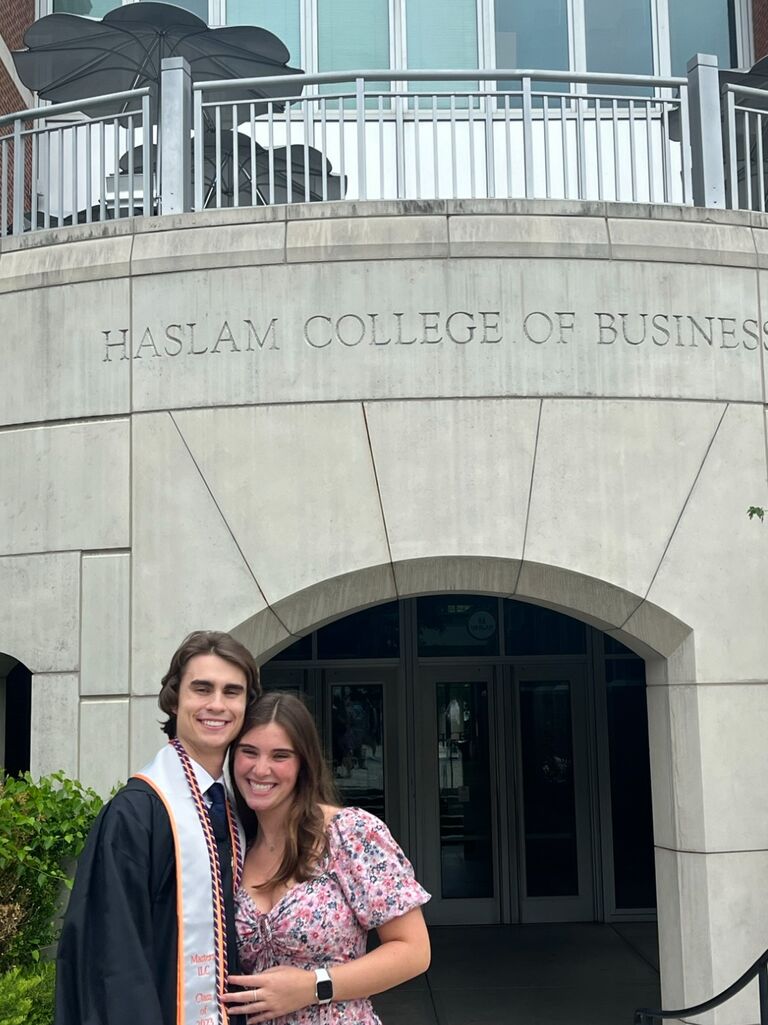 Tristan graduated from UTK