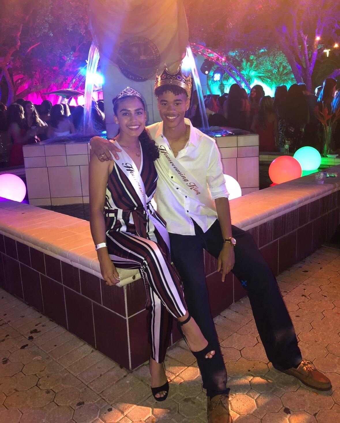 Homecoming king & queen