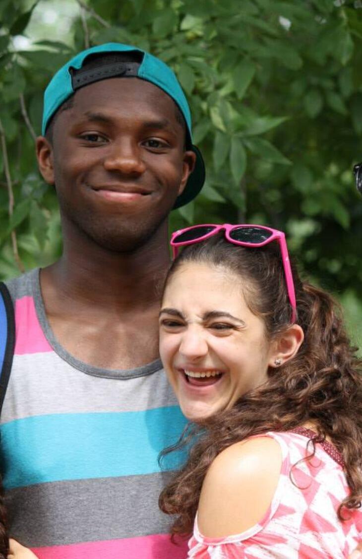 One of the many times Amanda dragged Kellen to the Cleveland Metroparks Zoo. 