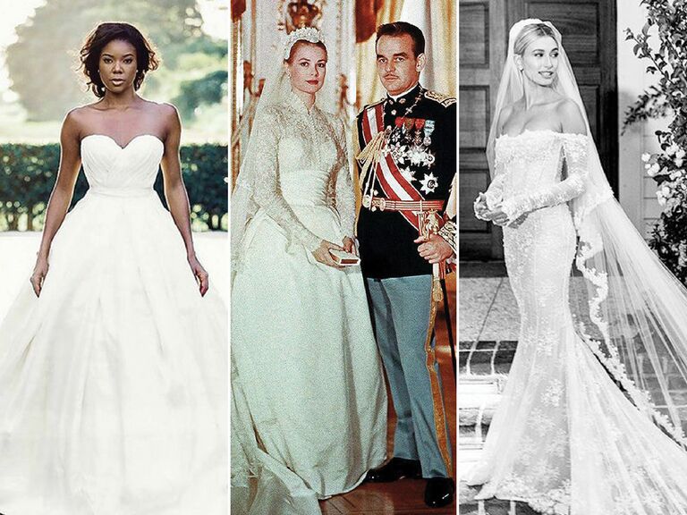 famous stars wedding dresses
