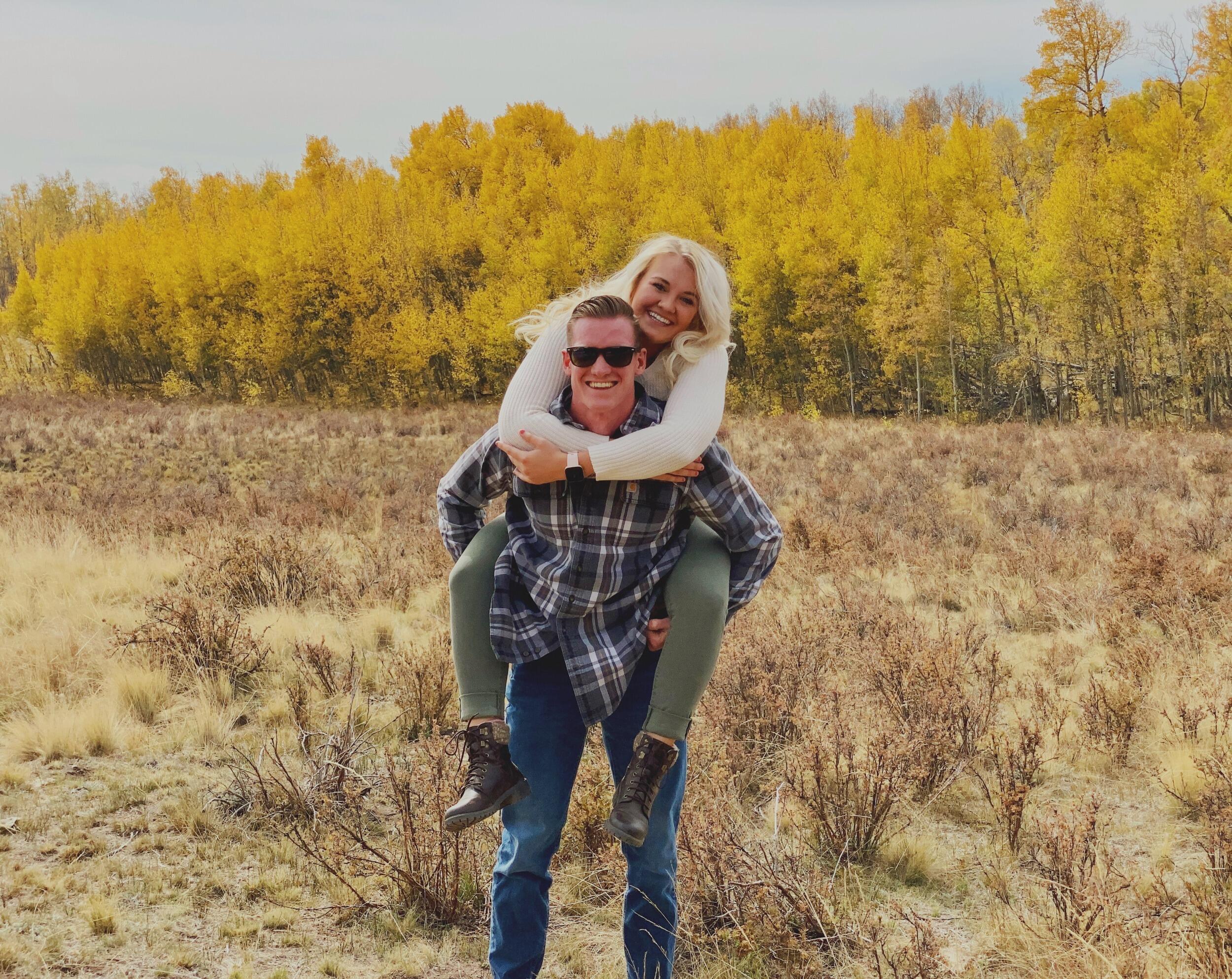 Tyler and Bailey's first annual leaf peeping adventure, which would become a regular every year.