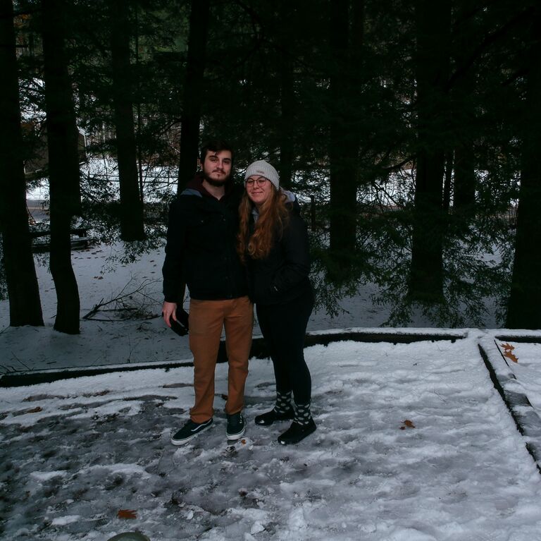 Fun Fact: Josh took this photo on a drone that was hovering right near the edge of the Ottauquechee River!