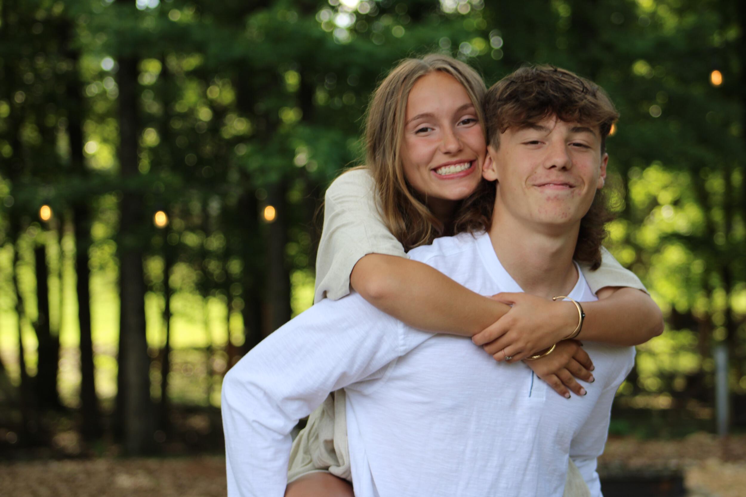 Just a week or two after prom, we celebrated our two-year anniversary—which felt HUGE for us, especially being so young.

We had no idea that those two teenagers, just enjoying each other’s company and soaking up every moment, would one day be getting married. But here we are!


