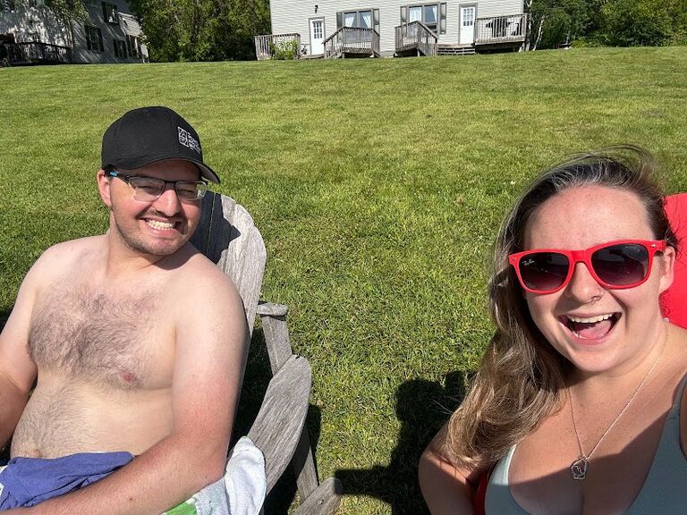 then Mac took a leap of faith to leave his job so that we could be together working in Northern Ontario! 