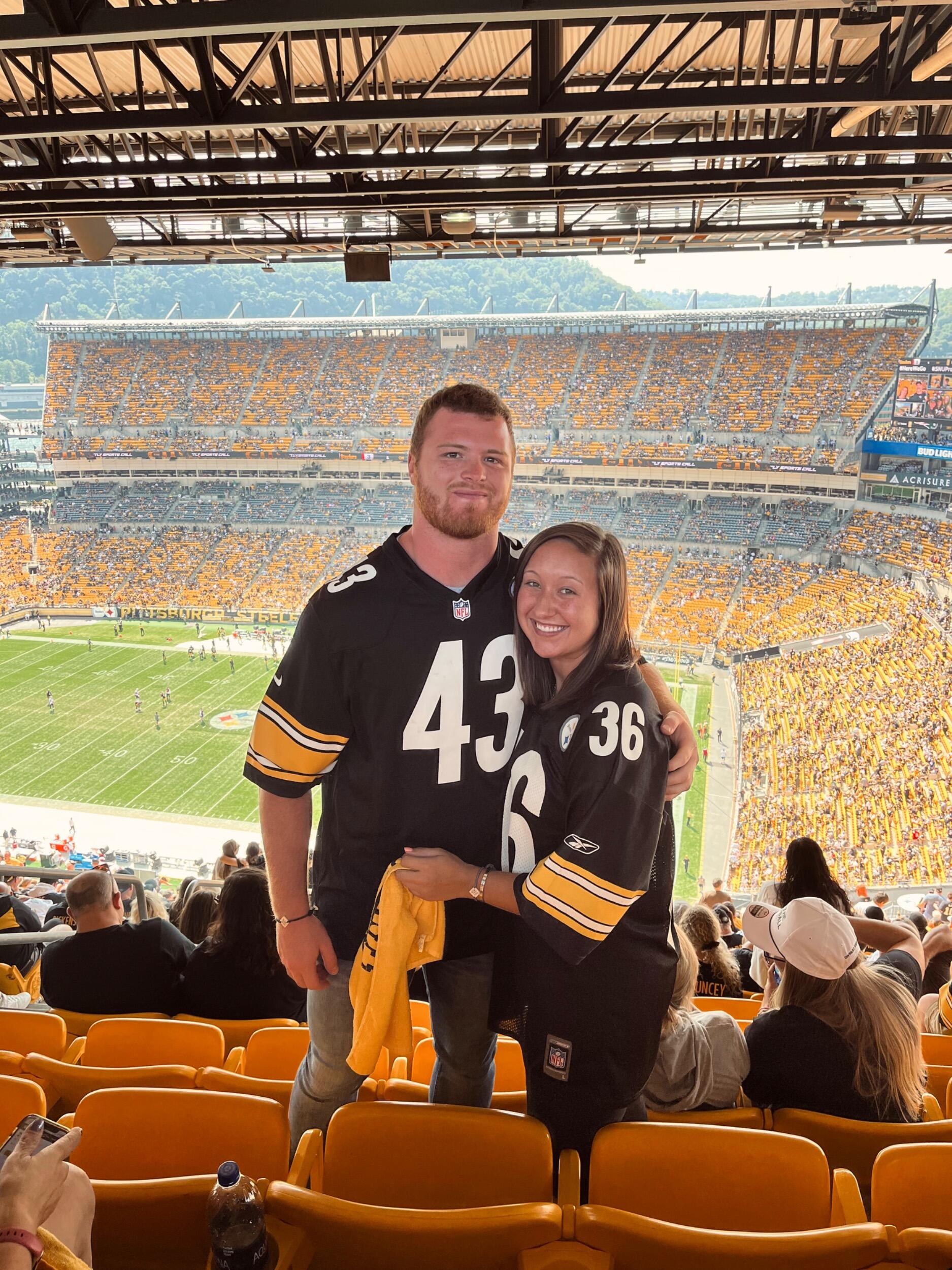 Tche’s first Steelers game