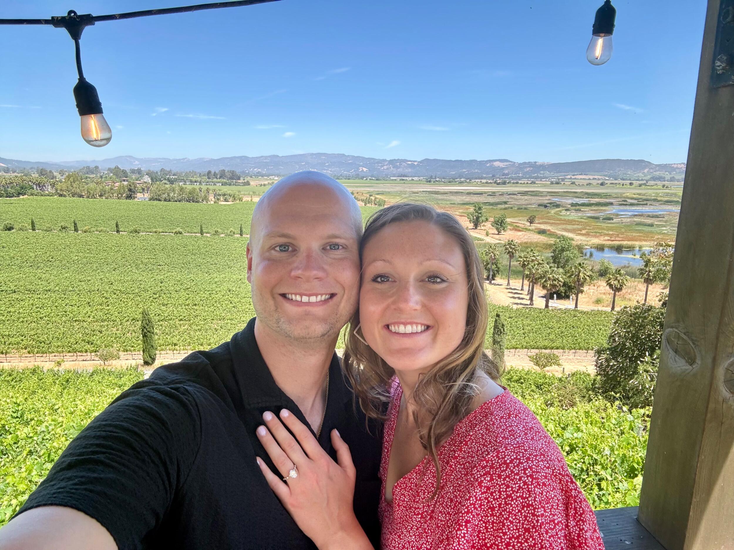 WE'RE ENGAGED!!! Bren proposed at Viansa Winery in Sonoma, CA!