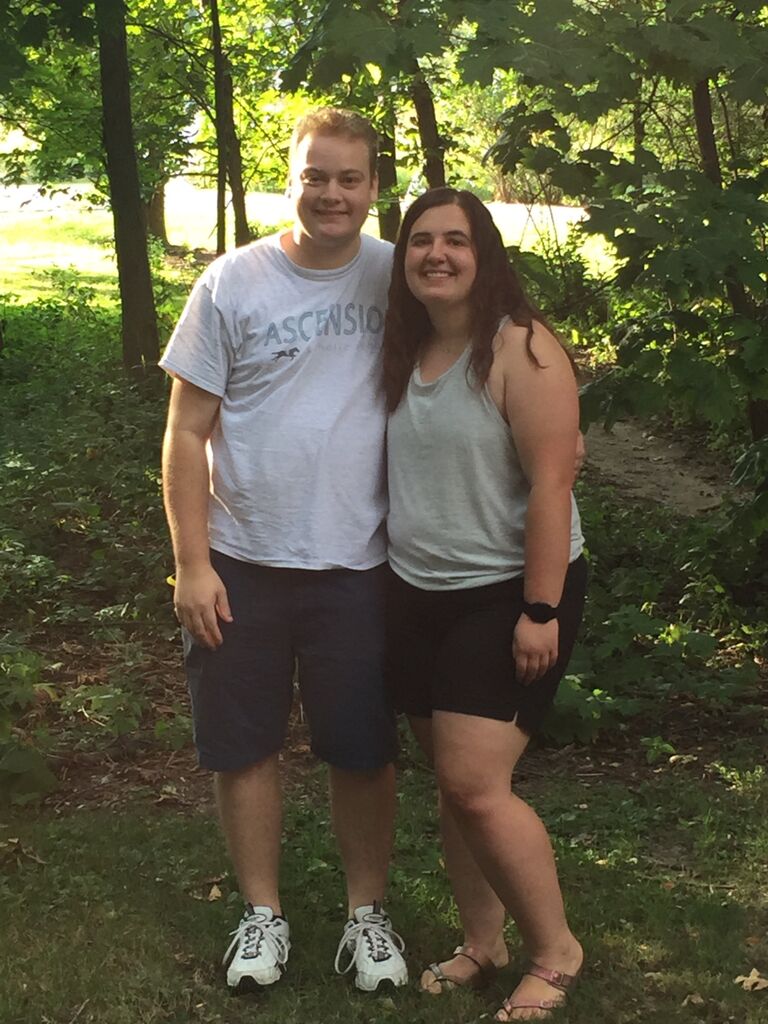 We officially started dating! Because of COVID, we got to know each others families, with a big emphasis on our families dogs. 
Throughout the first year, I moved to Washington D.C., then moved back. I started a new job at Ace Hardware and James moved from Ascension to Lincoln. I also moved to Hinsdale to be closer to work.  
