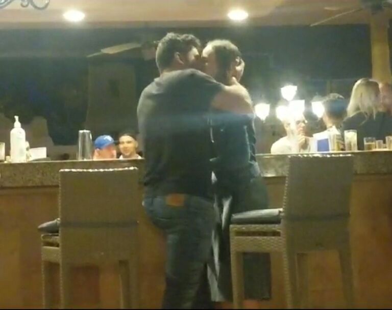Love at first (somewhat blurry) sight in Cabo. Special thanks to Ante and David for capturing this special moment.